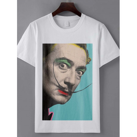 Tricou Secretul bumbacului cu mustață a lui Salvador Dali